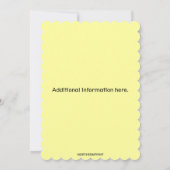 Bewerkbare Vlammen Buurt BBQ Barbecue Picknick Kaart (Achterkant)