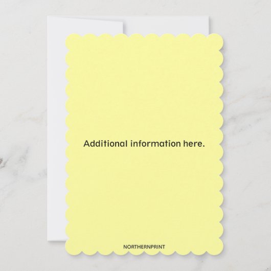 Bewerkbare Vlammen Buurt BBQ Picknick Kaart (Achterkant)