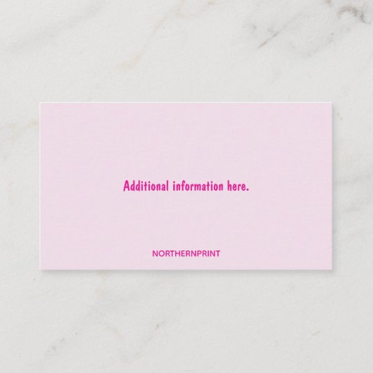 Bewerkbare Vlinders Luier Raffle Informatiekaartje (Achterkant)