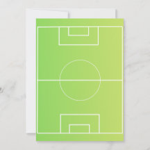 Bewerkbare voetbal verjaardagsuitnodiging