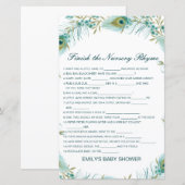 Bewerkbare Voltooi de kinderrijmpjes met antwoord (Voorkant / Achterkant)