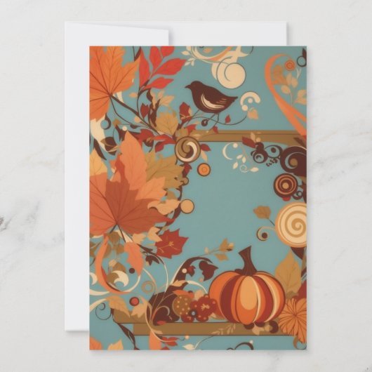 Bewerkbare volwassen Halloween Party uitnodiging (Achterkant)