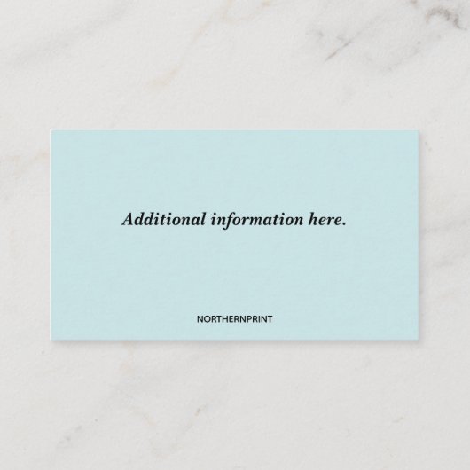 Bewerkbare Vrouw Oudere zorgverlener Companion Ser Visitekaartje (Achterkant)