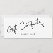 Bewerkbare waardebon voor zakelijke cadeaus (Achterkant)