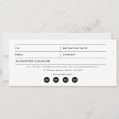 Bewerkbare waardebon voor zakelijke cadeaus (Voorkant)