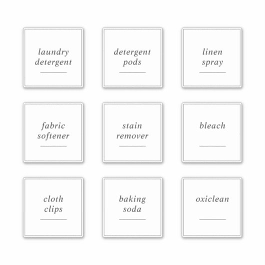 Bewerkbare wasbenodigdheden 3 inch label set (Voorkant)