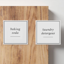 Bewerkbare wasbenodigdheden 3 inch labelset