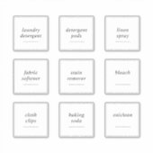 Bewerkbare wasbenodigdheden 3 inch labelset sticker (Voorkant)