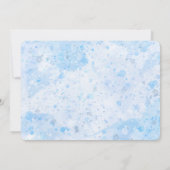 Bewerkbare waterpistool foto uitnodigingen  (Achterkant)