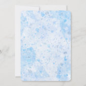 Bewerkbare waterpistool uitnodigingen  (Achterkant)