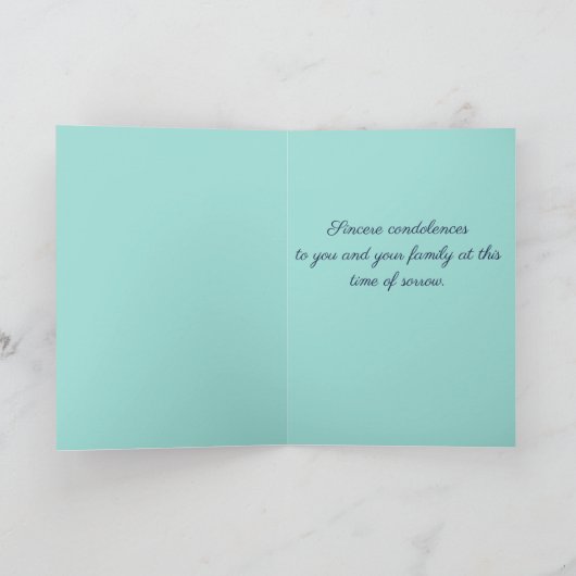 Bewerkbare Waterverf Boom en vogelsympathie Kaart (Binnen)