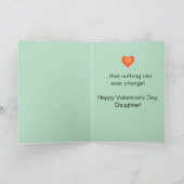 Bewerkbare Waterverf Heart Valentijnsdag Kaart (Binnen)