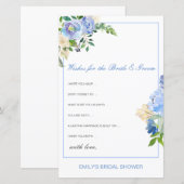 Bewerkbare wensen voor bride- en bruidekaart (Voorkant / Achterkant)