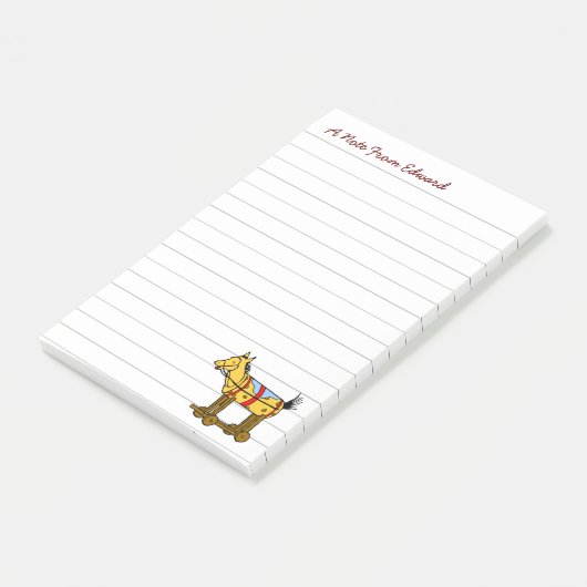 Bewerkbare Westerne  Speelgoed Horse Stickies Post-it® Notes (Schuin)