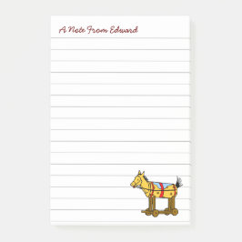 Bewerkbare Westerne  Speelgoed Horse Stickies Post-it® Notes