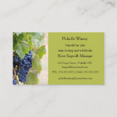 bewerkbare wijnmakerij visitekaartje (Voorkant)