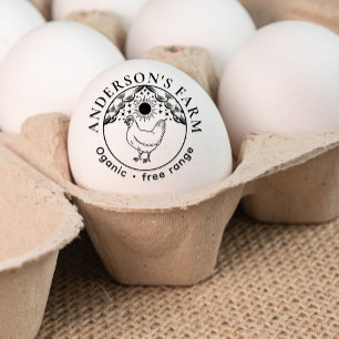 Bewerkbare Witchy Tarot Fresh Eggs Family Boerderi Rubberstempel