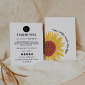 Bewerkbare zakelijke bedankkaart, bedankkaart