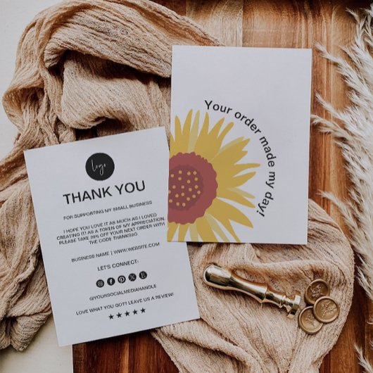 Bewerkbare zakelijke bedankkaart, bedankkaart