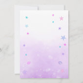 Bewerkbare zeemeermin uitnodiging (Achterkant)