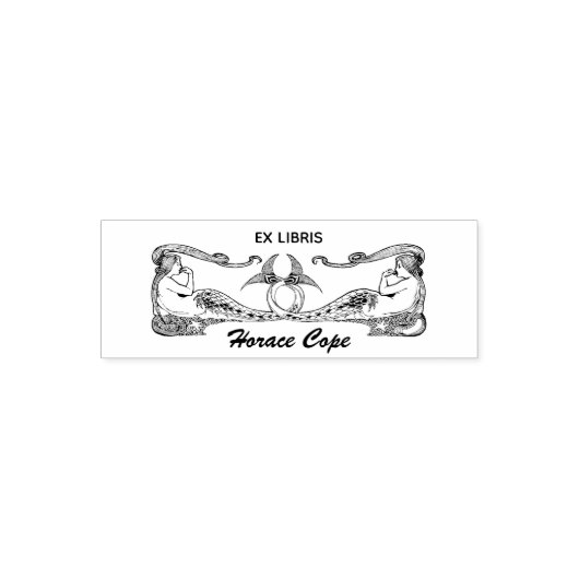 Bewerkbare zeemeerminnen en zeesterren  zelfinktende stempel (Design)