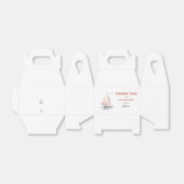 Bewerkbare zeilboot verjaardagsgevel doos / gunst  bedankdoosjes (Uitgevouwen)