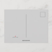 Bewerkbare zilveren sterren nieuwjaar uitnodiging briefkaart (Achterkant)