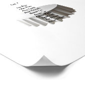 Bewerkbare zithoek poster (Hoek)