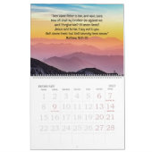 Bewerkbare Zonsondergangen en Schriftkalender Kalender (Feb 2027)