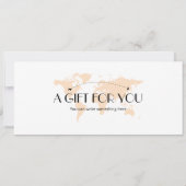 Bewerkbare Zuid-Korea vliegtuig instapkaart Kaart (Achterkant)