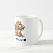 Bewerkelijke bever koffiemok (Voorkant rechts)