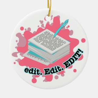 Bewerken. Bewerken. BEWERKEN! Keramische ornament