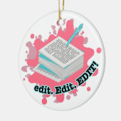 Bewerken. Bewerken. BEWERKEN! Keramische ornament (Links)