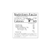 BEWERKEN BIJ HOME Honey Nutrition BLANCO SERVEREN  Rubberstempel (Afrduk)