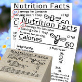 BEWERKEN BIJ HOME Honey Nutrition BLANCO SERVEREN  Rubberstempel