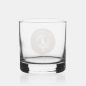 [BEWERKEN] Clan MacGregor Crest & Tartan Whisky Glas (Achterkant)