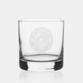 [BEWERKEN] Clan MacPherson Crest & Tartan Whisky Glas (Achterkant)
