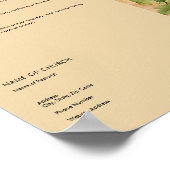 Bewerken, downloaden Church Bulletin Poster (Hoek)