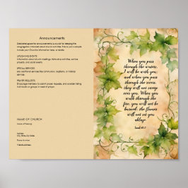 Bewerken, downloaden Church Bulletin Poster