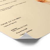 Bewerken, downloaden Church Bulletin Poster (Hoek)