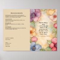 Bewerken, downloaden Church Bulletin