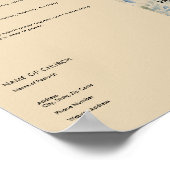 Bewerken, downloaden Church Bulletin Poster (Hoek)