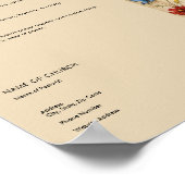 Bewerken, downloaden Church Bulletin Poster (Hoek)