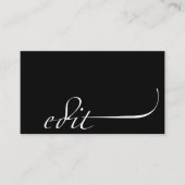 Bewerken: Editor Visitekaartje (Voorkant)