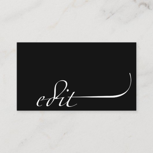 Bewerken: Editor Visitekaartje (Voorkant)