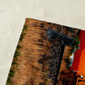 Bewerken Tekst Naam toevoegen Zonsondergang Diesel Strandlaken (In situ)