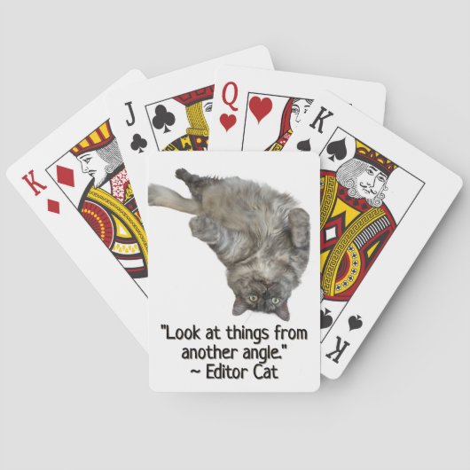 Bewerker Kat door RoseWrites Pokerkaarten (Achterkant)