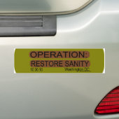 Bewerking:Saniteit herstellen Bumpersticker (Op auto)