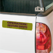 Bewerking:Saniteit herstellen Bumpersticker (Op Truck)