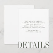 Bewerkingstijl Details Card Kaart (Voorkant / Achterkant)